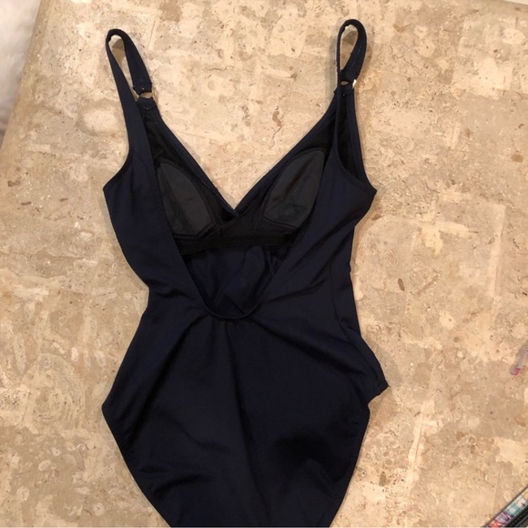 Ralph Lauren Built In Bra One Piece Swimsuit 8 - Picture 3 of 4